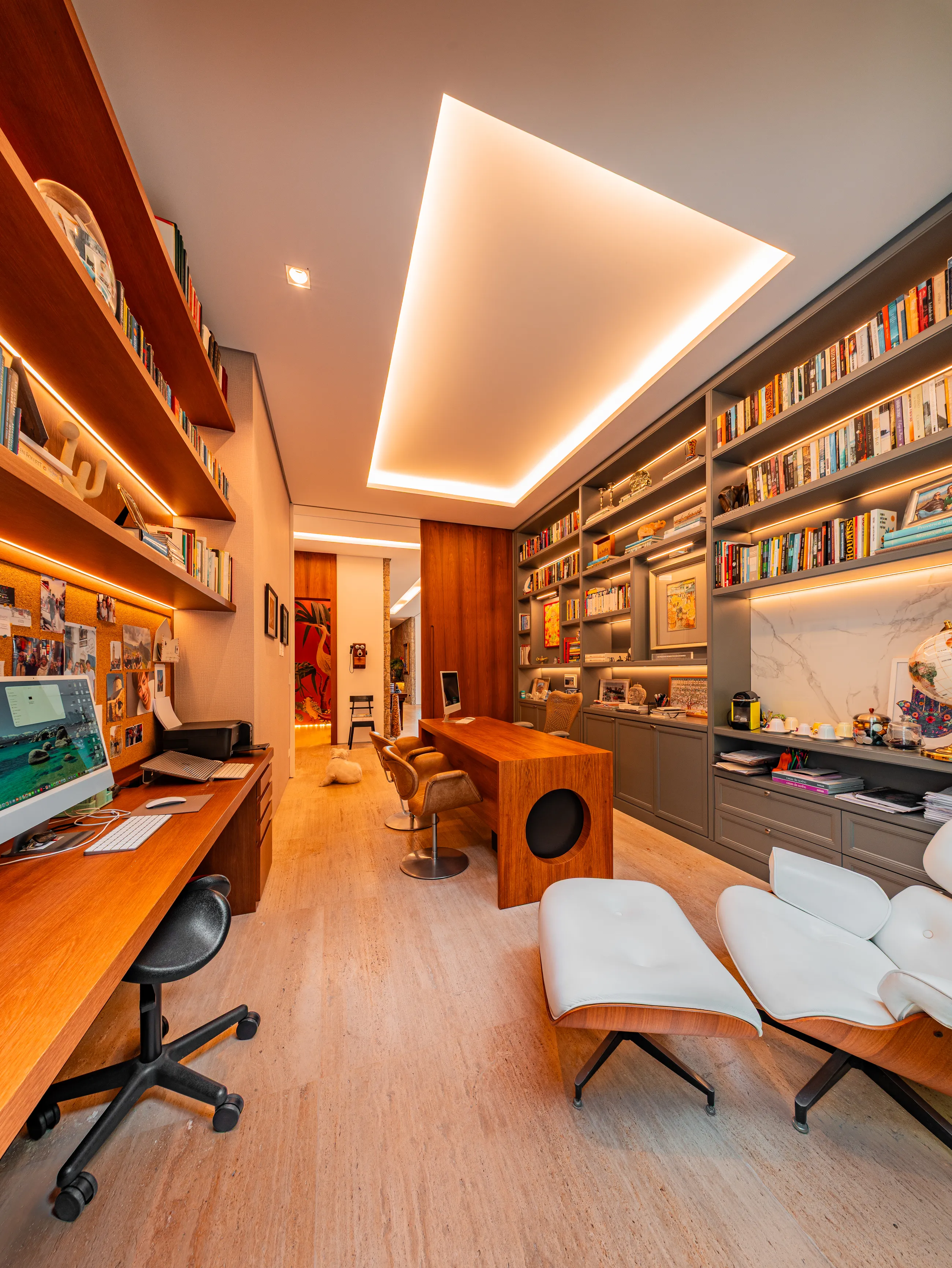 Casa Contemporânea Mobiliada e Decorada no Residencial Tamboré 10