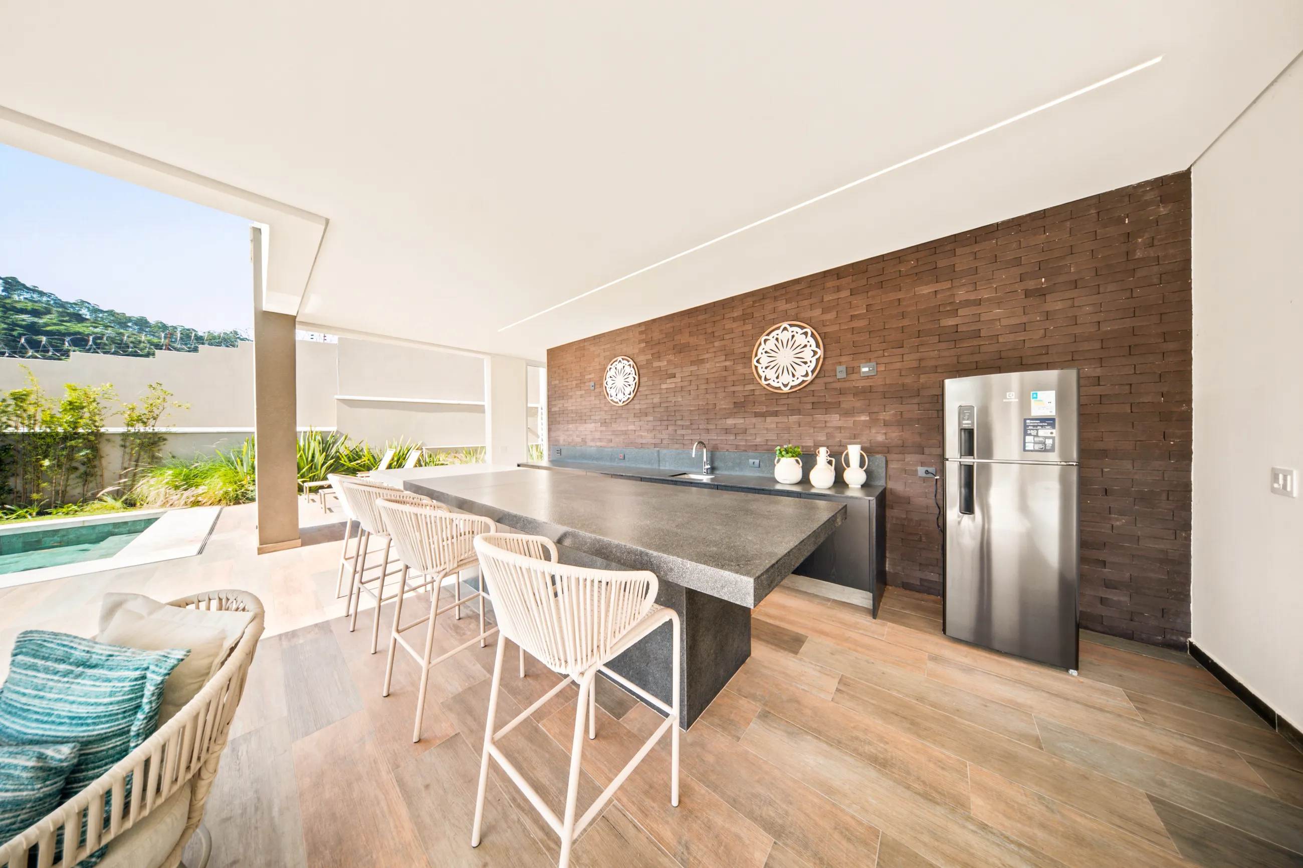 Residência Contemporânea Mobiliada com Vista Permanente para a Montanha no Tamboré 10