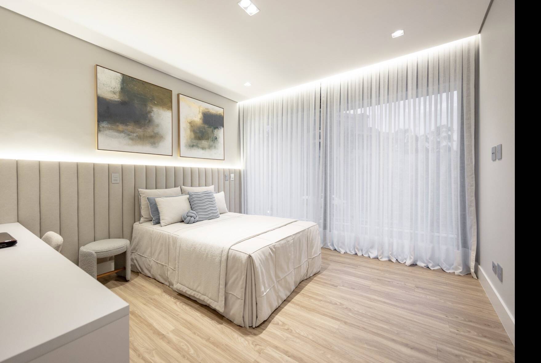 Projeto contemporâneo - Mobiliada e decorada - Residencial Villa Solaia
