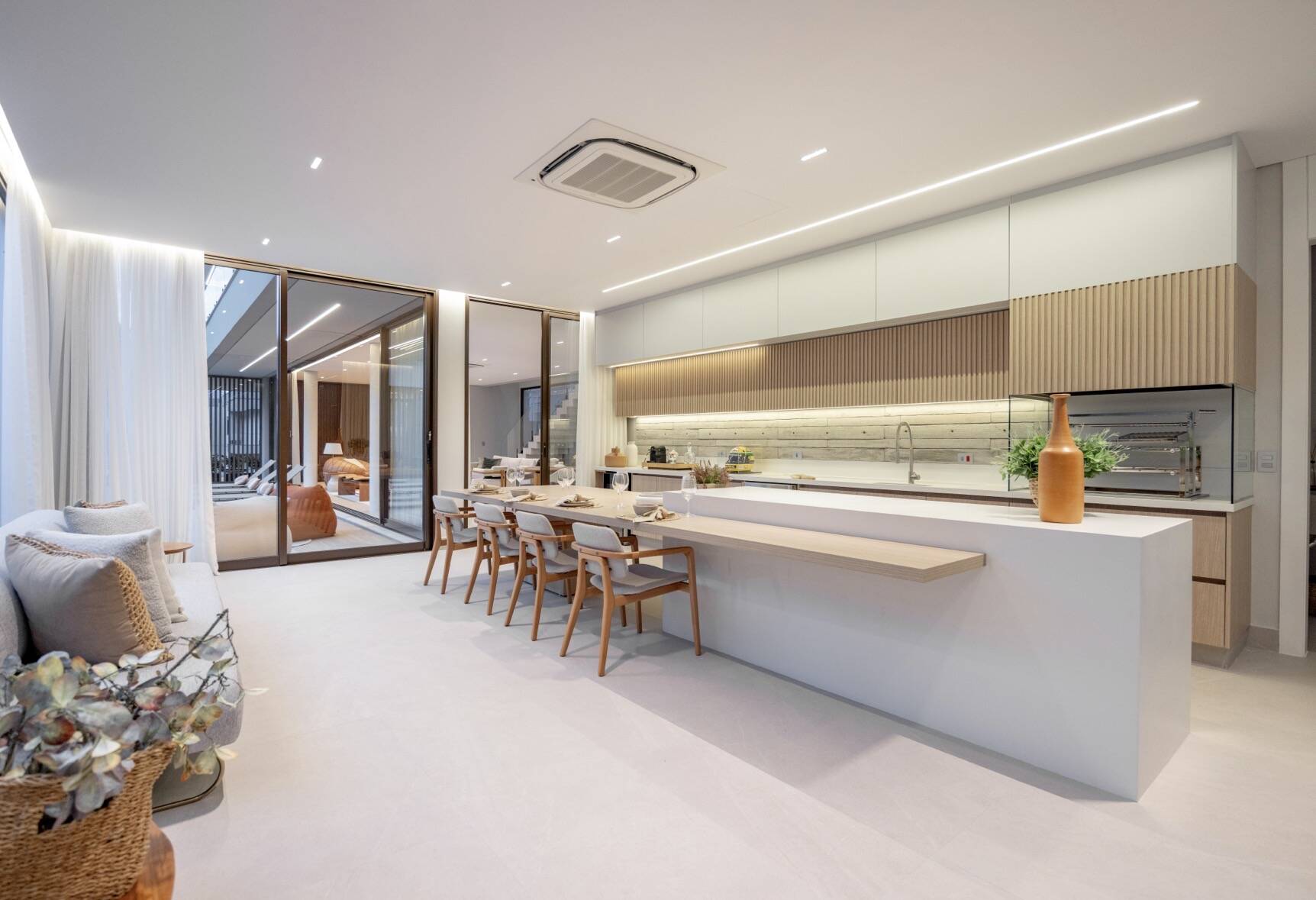 Projeto contemporâneo - Mobiliada e decorada - Residencial Villa Solaia