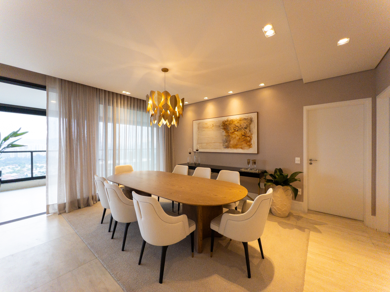 Apartamento mobiliado no centro de Alphaville!