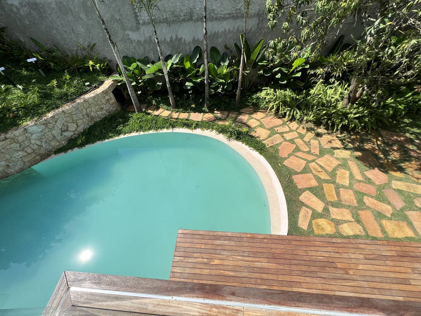 Residência autoral de David Bastos com piscina natural e design brasileiro