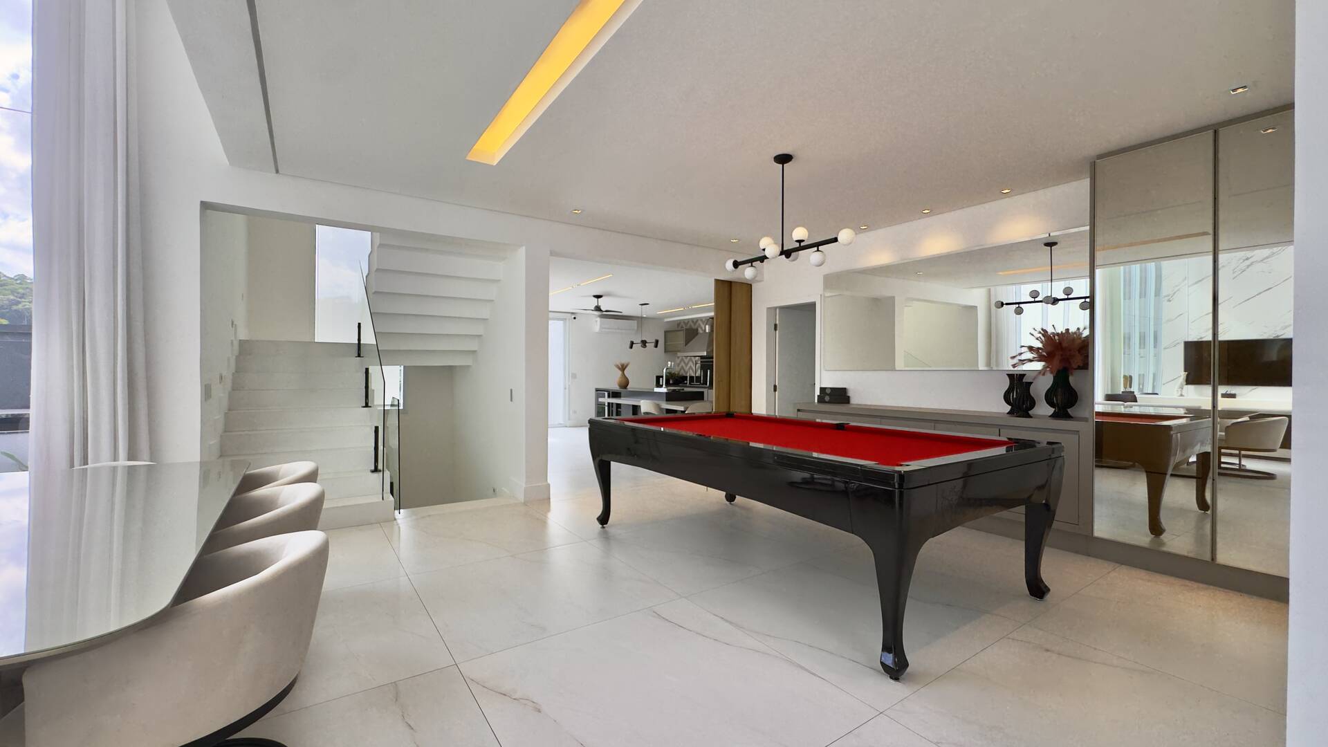 Casa Contemporânea à Venda em Alphaville com 4 Suítes, Piscina e Integração de Ambientes