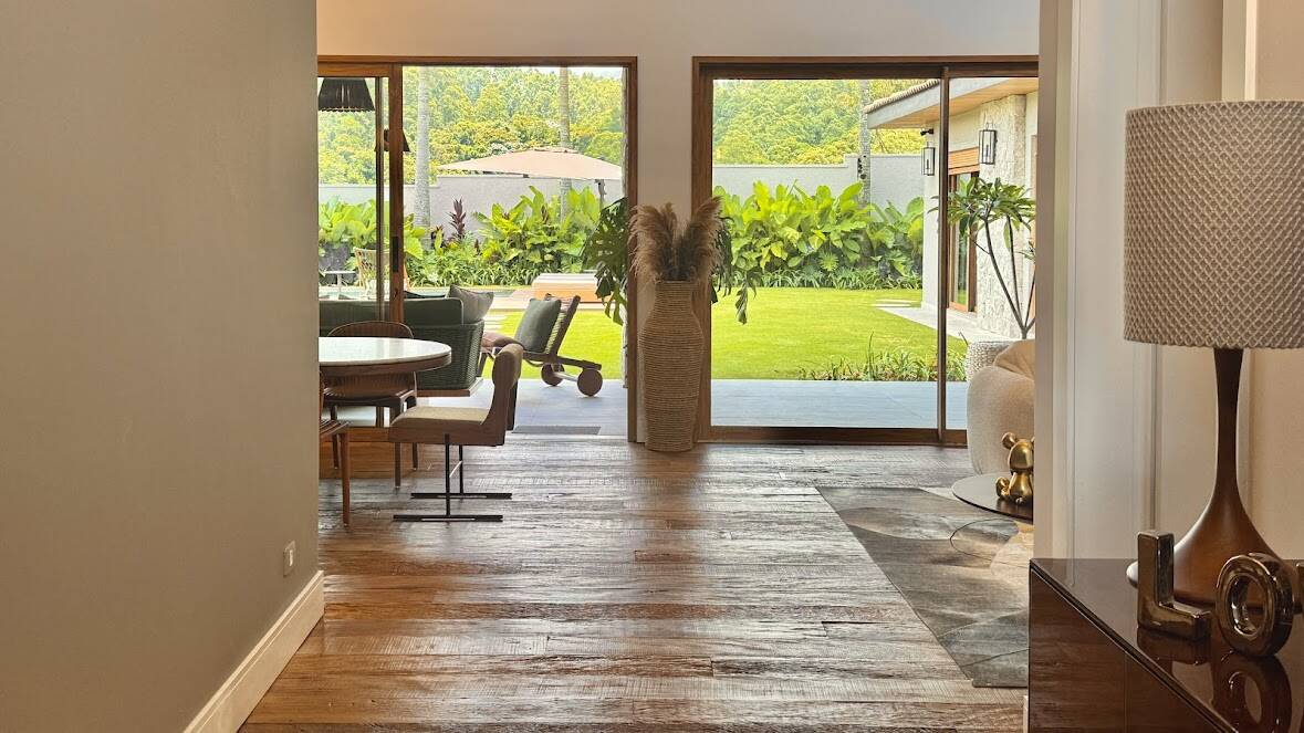 Casa térrea com vista permanente para a reserva à venda no Tamboré 10, Alphaville
