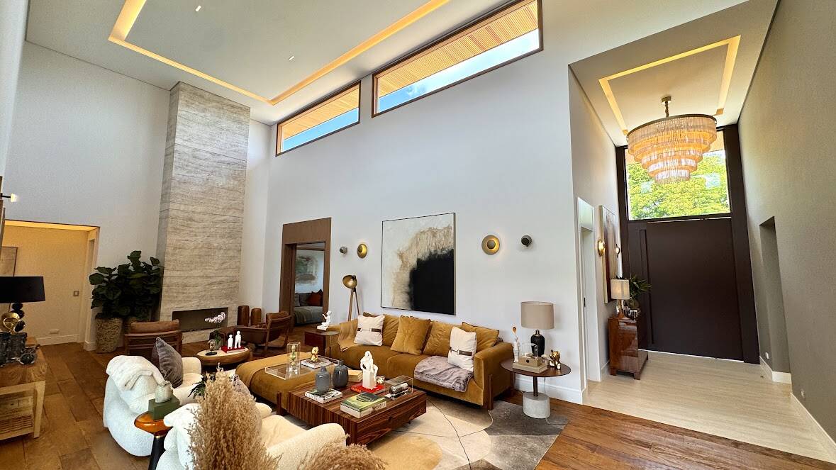 Casa térrea com vista permanente para a reserva à venda no Tamboré 10, Alphaville