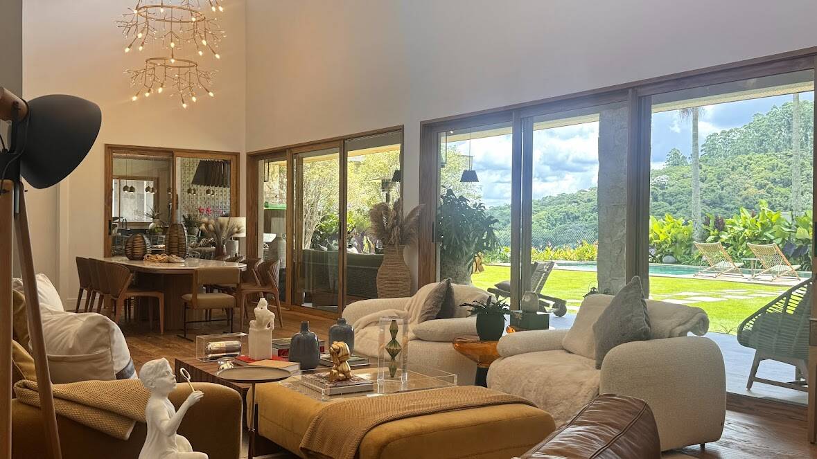 Casa térrea com vista permanente para a reserva à venda no Tamboré 10, Alphaville