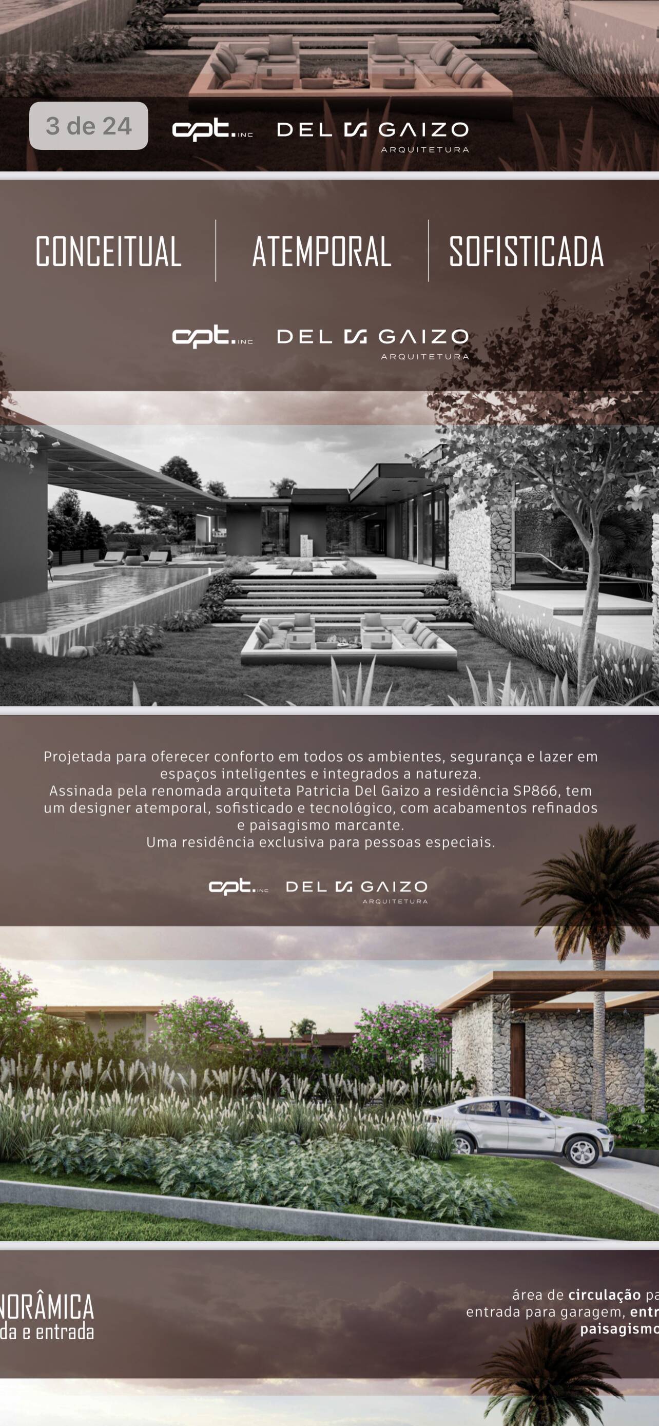Residência Contemporânea com 2.431m², 4 Suítes, Lazer Completo e Alta Tecnologia