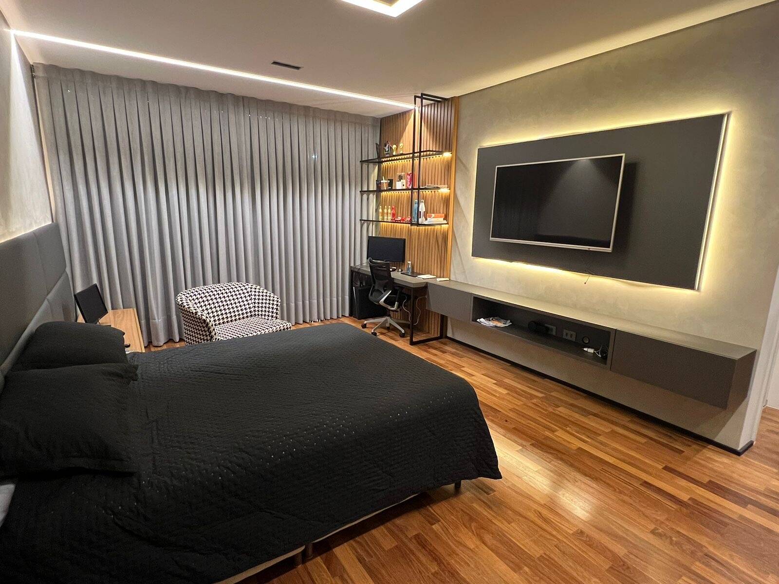 Casa recém-construída à venda no Alphaville Residencial 1 com 4 suítes e automação