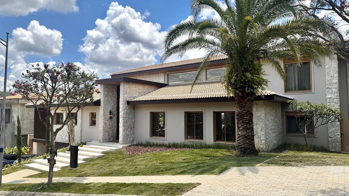 Casa térrea com vista permanente para a reserva à venda no Tamboré 10, Alphaville